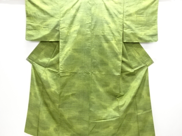JAPANESE KIMONO / ANTIQUE KIMONO / SILK / HAND WOVEN TSUMUGI / CLOURDS